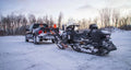 Snowmobile adapter