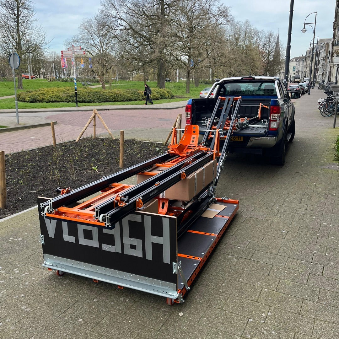 Neo-Dyne inlaadsysteem voor motoren op een pick-up truck